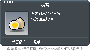 Egg Tooltip