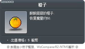 柳橙 Tooltip