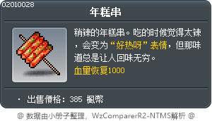 年糕串 Tooltip