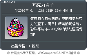 雙心巧克力 Tooltip