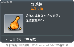 雞排 Tooltip