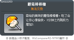 蘑菇棒棒糖 Tooltip