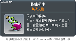 特殊药水 Tooltip