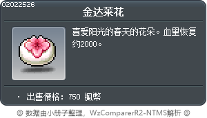 金達萊 Tooltip