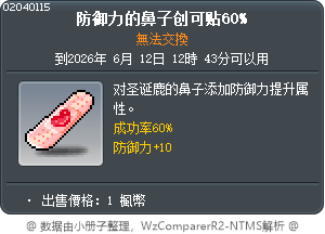 防禦力的紅鼻OK蹦 60% Tooltip