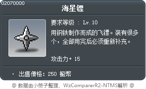 海星镖 Tooltip