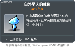 葛雷的雕像 Tooltip