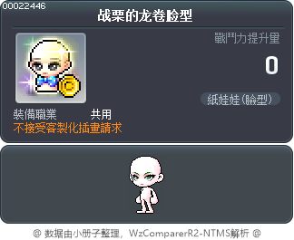 战栗的龙卷脸型 Tooltip