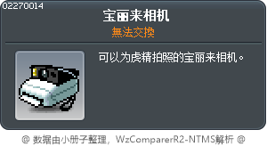照相機 Tooltip