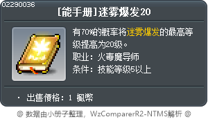 [能手册]迷雾爆发20 Tooltip