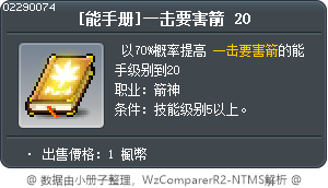 [能手册]一击要害箭 20 Tooltip