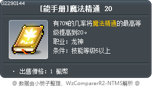 [能手册]魔法精通 20 Tooltip