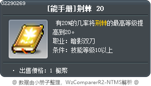 [能手册]荆棘 20 Tooltip
