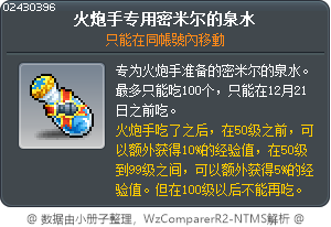 炫風火槍專用泉水 Tooltip
