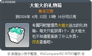 大姐大的礼物箱 Tooltip