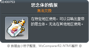 思念体的情报 Tooltip
