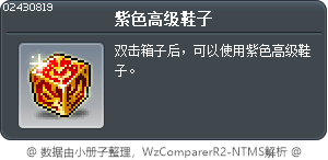紫色高级鞋子 Tooltip