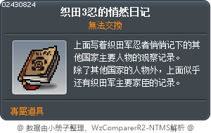 織田3忍者刺探日記 Tooltip