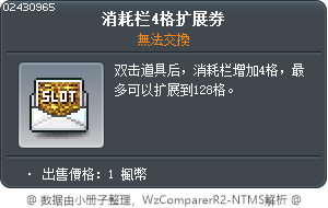 Use Tab 4-slot Coupon Tooltip