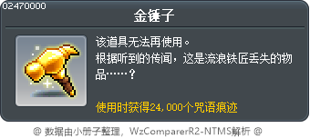 金锤子 Tooltip