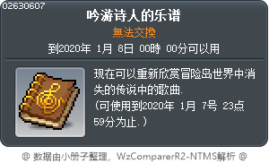 吟游诗人的乐谱 Tooltip