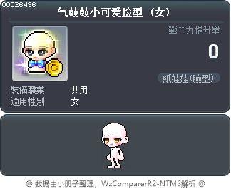 气鼓鼓小可爱脸型 Tooltip