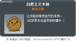 自然主义木钟 Tooltip