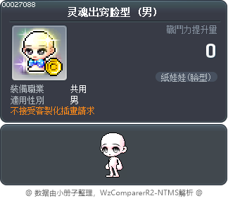 灵魂出窍脸型 Tooltip