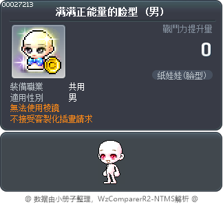 满满正能量的脸型 Tooltip