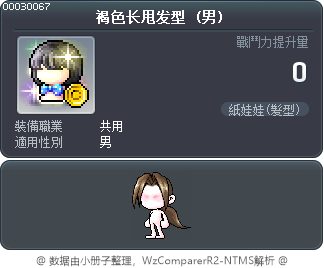 褐色长甩发型 Tooltip