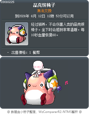粉豆椅子 Tooltip