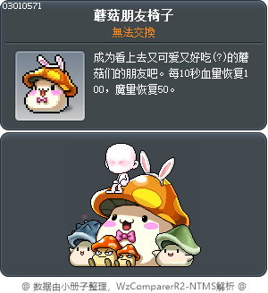 蘑菇朋友椅子 Tooltip