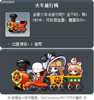 火车旅行椅 Tooltip