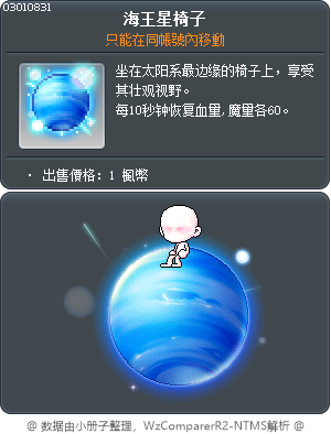 Neptune Chair Tooltip