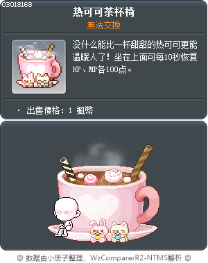 热可可茶杯椅 Tooltip
