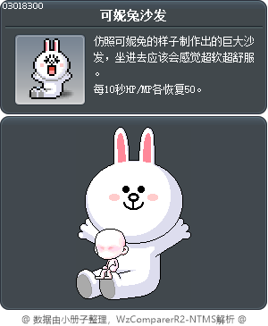 可妮兔沙发 Tooltip