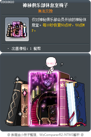 神祕俱樂部休息室 Tooltip