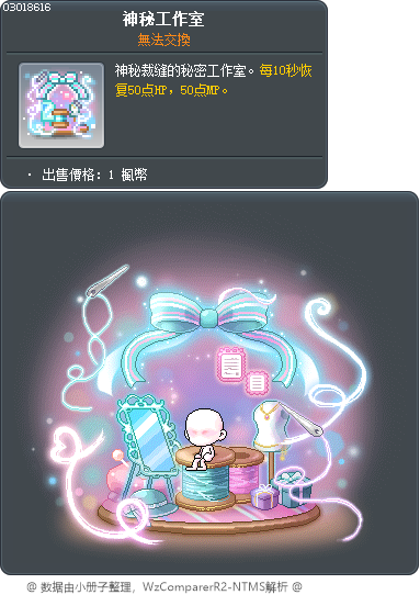 神祕工作室 Tooltip