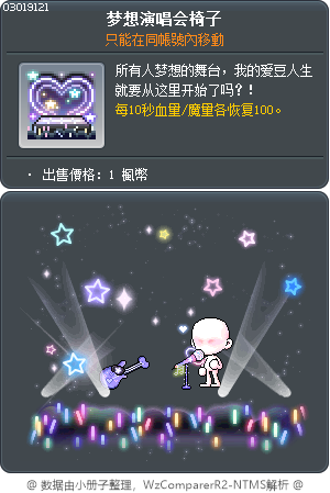 梦想演唱会椅子 Tooltip