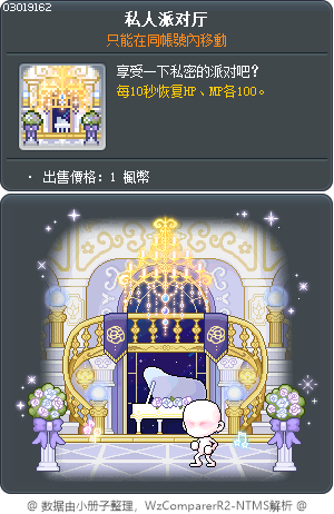 私家派對大廳 Tooltip