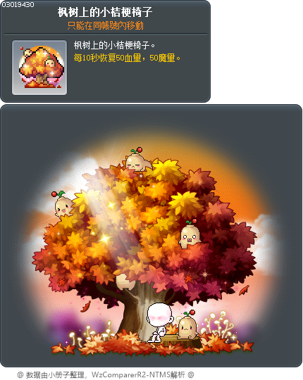 枫树上的小桔梗椅子 Tooltip