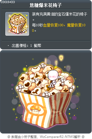 焦糖爆米花椅子 Tooltip