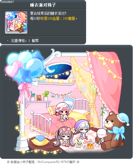 睡衣派对椅子 Tooltip