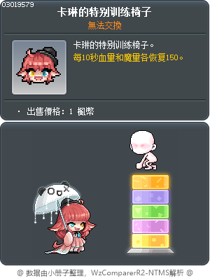 卡琳的特别训练椅子 Tooltip