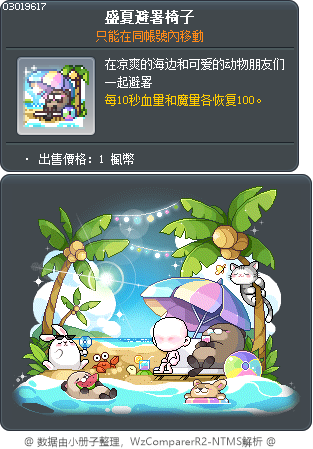 盛夏避暑椅子 Tooltip