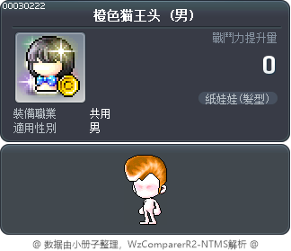 橙色猫王头 Tooltip