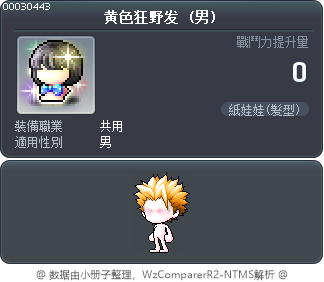黄色狂野发 Tooltip