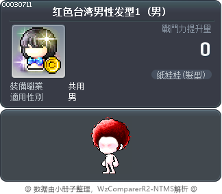 红色台湾男性发型1 Tooltip