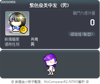 紫色俊美中发 Tooltip