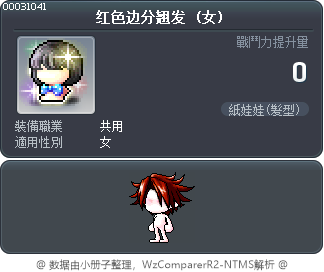 红色边分翘发 Tooltip